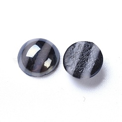 Opaque Glass Cabochons&nbsp;GGLA-S038-11E-8mm