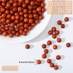 250Pcs Natural Wood Beads&nbsp;WOOD-GL0001-12