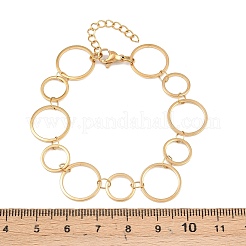 304 Stainless Steel Link Chain Bracelets for Women&nbsp;BJEW-P373-03C-G
