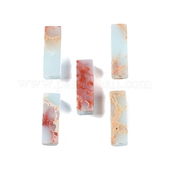 天然寿山石ビーズ  直方体の  13x4x4mm  穴：1.4mm&nbsp;G-G137-01A