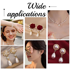 260Pcs 10 Styles ABS Plastic Imitation Pearl Charms&nbsp;KY-HY0001-20