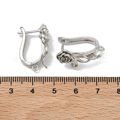 Brass Earring Findings&nbsp;KK-D226-09P