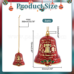 3Bags Alloy Pendant Decorations&nbsp;HJEW-ME0001-17B