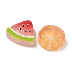 Transparent Resin Imitation Fruit Cabochons&nbsp;RE-CBA332C-01