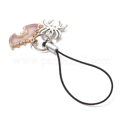 Alloy Enamel Mobile Straps&nbsp;HJEW-JM01076