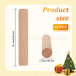 Solid Beech Wood Craft Sticks&nbsp;WOOD-WH0124-38