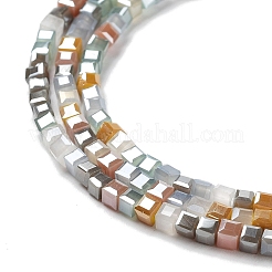 Gradient Color Electroplate Glass Bead Strands&nbsp;GLAA-E042-05-B05