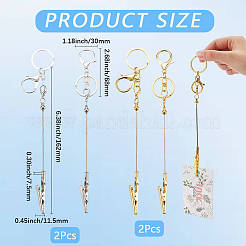 4Pcs Alloy Bracelet Tool Jewelry Helper Beadable Alligator Clips&nbsp;AJEW-SP0001-70