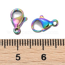 304 Stainless Steel Lobster Claw Clasps&nbsp;STAS-R135-03P-01
