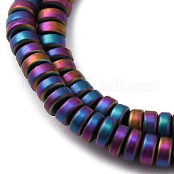 Electroplated Non-magnetic Hematite Beads Strands&nbsp;G-P571-A01-01F