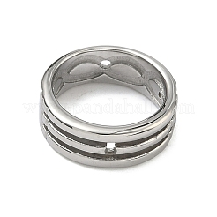 304 Stainless Steel Wide Finger Rings&nbsp;RJEW-H230-12A-P