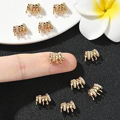 SHEGRACE Brass Micro Pave Cubic Zirconia Pendants&nbsp;XGRQ3D266-482G
