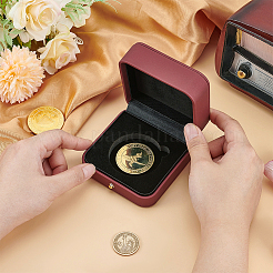 Imitation Leather Storage Box with Velvet Inside&nbsp;CON-WH0095-77B-01