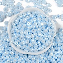 Opaque Colours Luster Glass Seed Beads&nbsp;SEED-P008-01C-09