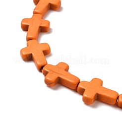 Synthetic Turquoise Dyed Beads Strands&nbsp;G-P507-06D