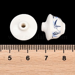 Handmade Printed Porcelain Beads&nbsp;PORC-T136-03B-01