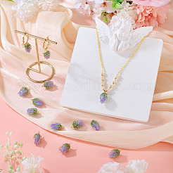 10Pcs Transparent Acrylic Pendants&nbsp;SACR-TA0001-66C