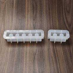 DIYシリコン鋳造型  UVレジン用  エポキシ樹脂工芸品作り  ホワイト  長方形  65x252x58mm&nbsp;LS-AJEW-U021-07A