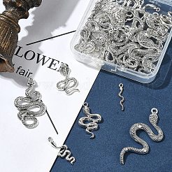 32Pcs 6 Styles Tibetan Style Alloy Pendants&nbsp;FIND-FS0003-79