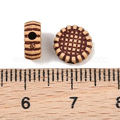 Opaque Acrylic Imitation Wood Beads&nbsp;AC-CBAB80E-01D