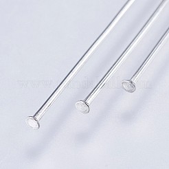 変色しにくい304ステンレススチール製フラットヘッドピン  ステンレス鋼色  35x0.6mm  22ゲージ  ヘッド：1.5mm&nbsp;STAS-F145-07P-0.6x35mm