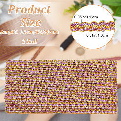 Polyester Wavy Ribbons&nbsp;OCOR-WH0060-73D