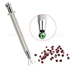 Stainless Steel 4 Prongs Rhinestones Claw Tweezers&nbsp;TOOL-L010-006