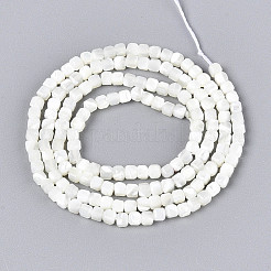 Natural Trochid Shell/Trochus Shell Beads Strands&nbsp;SSHEL-N041-04A-01