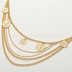 Alloy Coin Multi-Layered Chain Waist Body Chains for Women&nbsp;FS-WG18420-01