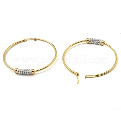 PVD Vacuum Plating 202 Stainless Steel Hoop Earrings&nbsp;EJEW-H003-44G-05