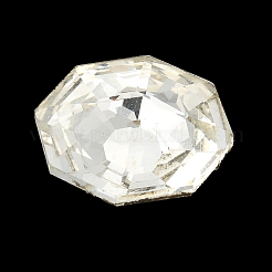 Faceted Glass Rhinestone Cabochons&nbsp;GGLA-C032-05G