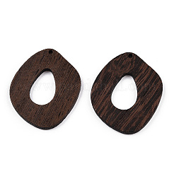 Natural Wenge Wood Pendants&nbsp;WOOD-T023-59