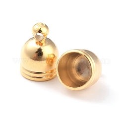 Brass Cord End Cap for Jewelry Making&nbsp;KK-O139-14C-G