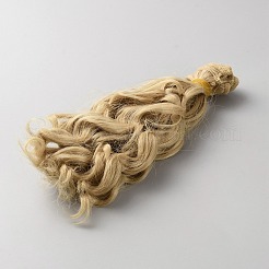 Ppヘアドールウィッグヘア  DIYの女の子のためのbjdメイキングアクセサリー  モカシン  170x1000x0.7mm&nbsp;DIY-WH0349-395B-06