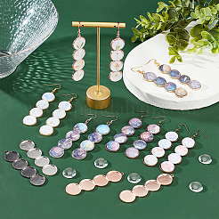 DIY Blank Dome Earring Making Kit&nbsp;DIY-PH0017-28