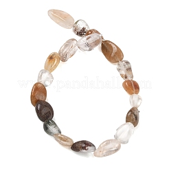Natural Multicolor Lodolite Quartz Garden Phantom Quartz Beads Strands&nbsp;G-C286-A27
