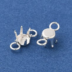 Ion Plating(IP) 304 Stainless Steel Charms Rhinestone Claw Settings&nbsp;STAS-U025-04A-S