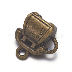 Tibetan Style Alloy Pendants&nbsp;TIBEP-A100791-AB-LF