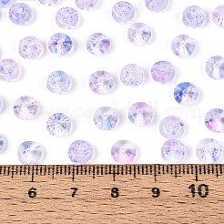 Baking Paint Transparent Glass Beads&nbsp;DGLA-T004-07F