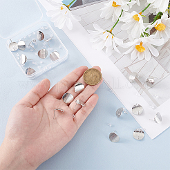 20Pcs Brass Ear Stud Findings&nbsp;KK-BC0013-98