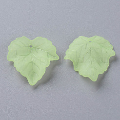 Autumn Theme Transparent Frosted Acrylic Pendants&nbsp;PAF002Y-18