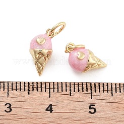 Rack Plating Brass Enamel Charms&nbsp;KK-G512-19C-G