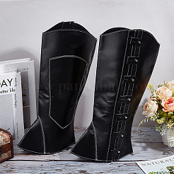 Imitation Leather Pirate Boot Covers&nbsp;AJEW-WH20020-020B-02