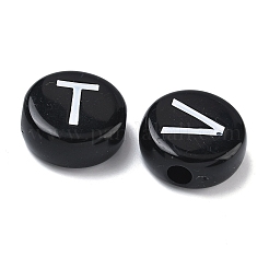 Opaque Acrylic European Beads&nbsp;MACR-K365-01G
