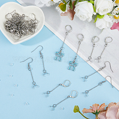 60Pcs Iron & 304 Stainless Steel Earring Findings&nbsp;EJEW-HS00012
