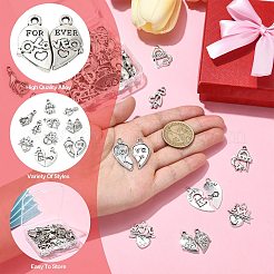 70Pcs 14 Styles Tibetan Style Alloy Pendants&nbsp;FIND-CJ0001-88