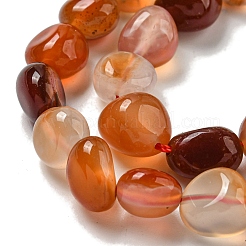 Natural Brazil Red Agate Beads Strands&nbsp;G-L599-A01-01