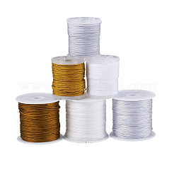 6Rolls 6 Colors Nylon Braided Cord&nbsp;NWIR-TA0001-46A
