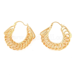 Brass Hoop Earring for Women&nbsp;LS-EJEW-L288-001G