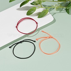 Simple Nylon Cord Bracelets Set&nbsp;BJEW-JB07376-02